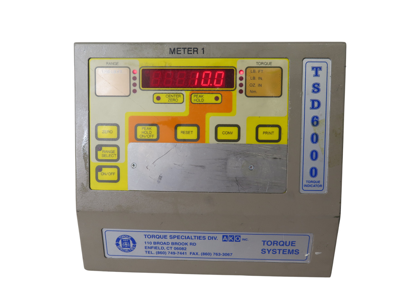 AKO Torque TSD6000-1 Digital Indicator Calibrator - Free Shipping