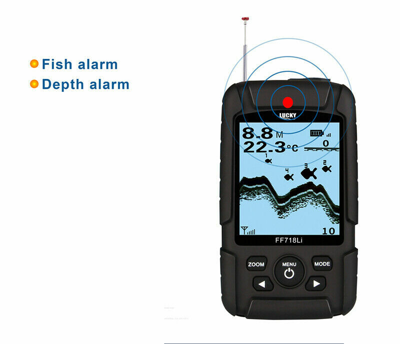Wireless Fish Finder - 180 Metre Range. Sonar, Depth, Features, Carp, coarse