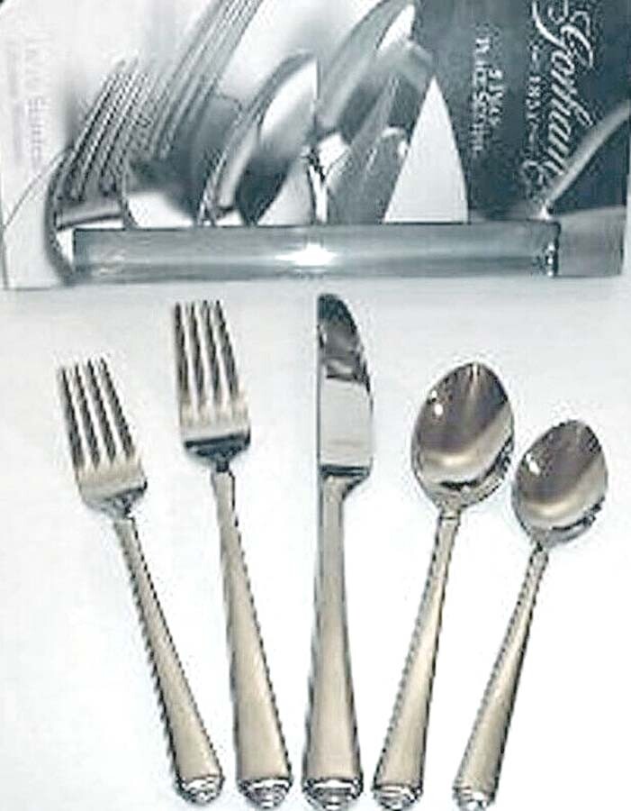 Gorham Crown Tip Stainless 5 Piece Place Setting 18/10 Flatware New