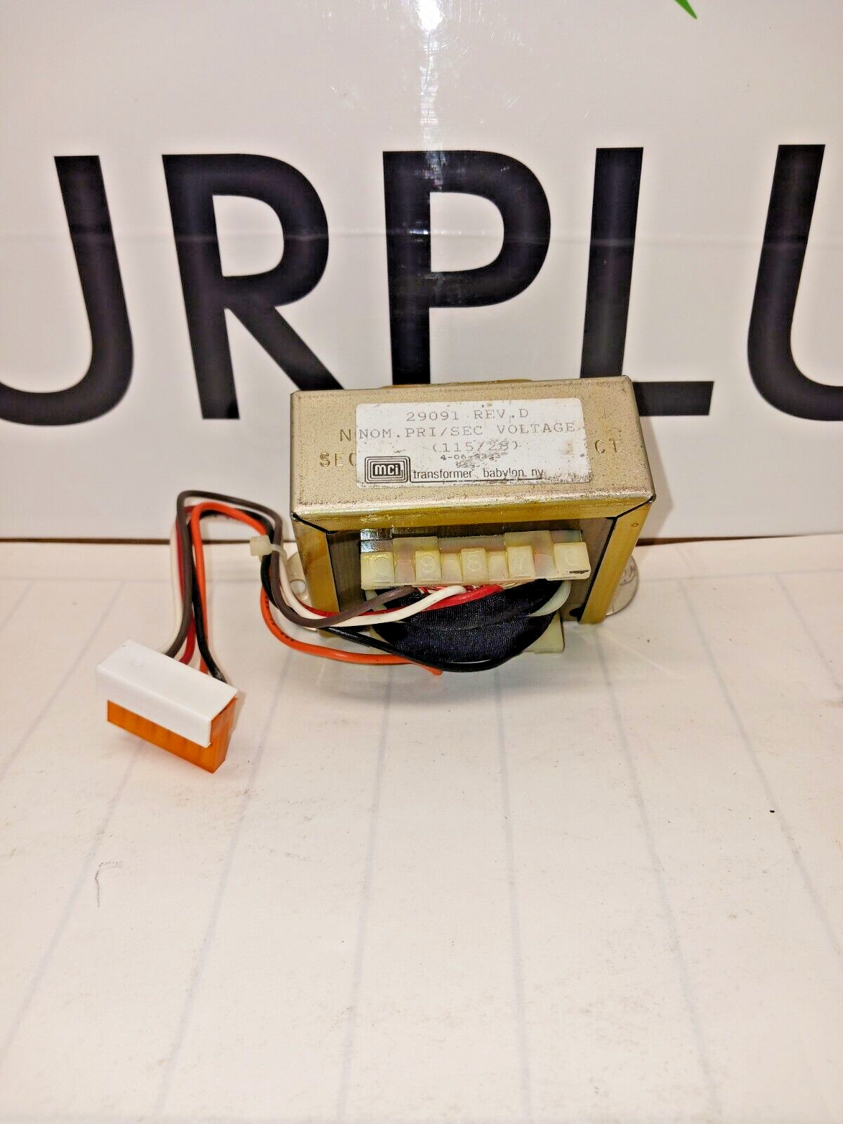 MCI TRANSFORMER 29091 REV D TRANSFORMER