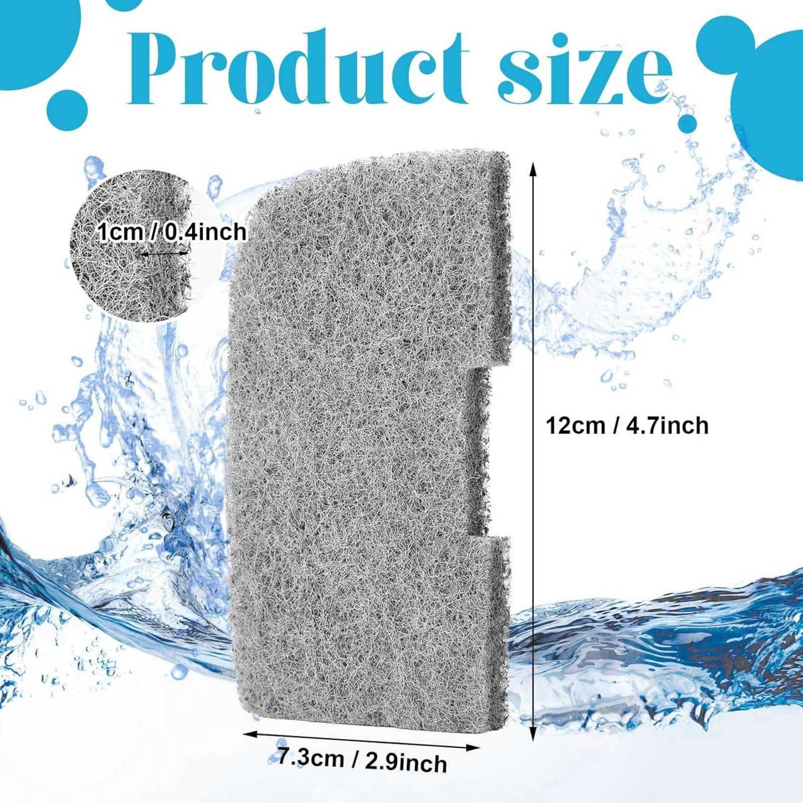 6PCS Aquarium Ammonia Remover Filter Compatible For Fluval 306/407/406/407