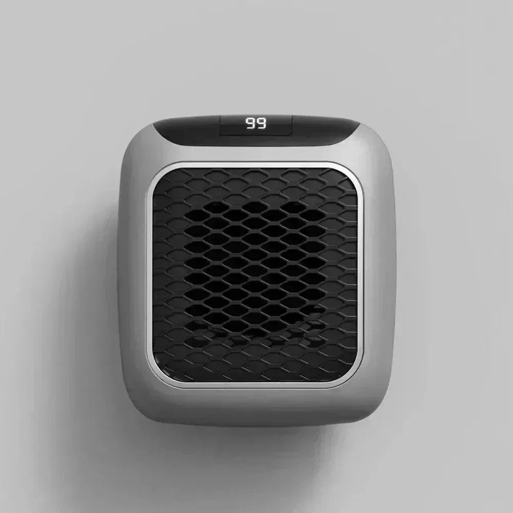 800W Mini Electric Heater PTC Ceramic Wall Mounted Bathroom Heater Remote