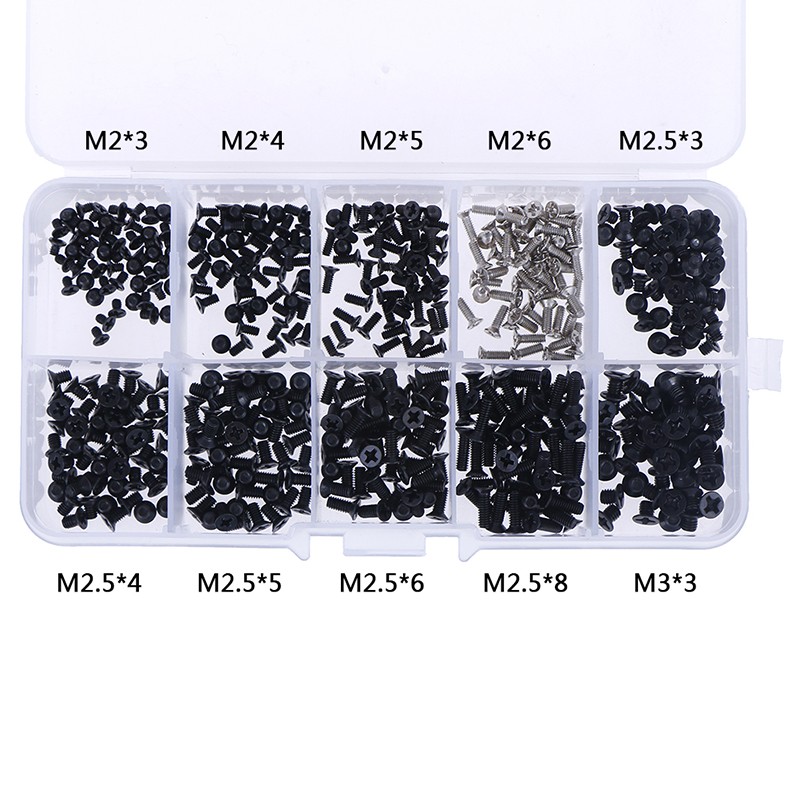 500pcs Laptop Computer Screws Set Universal screw M2 M2.3-dx