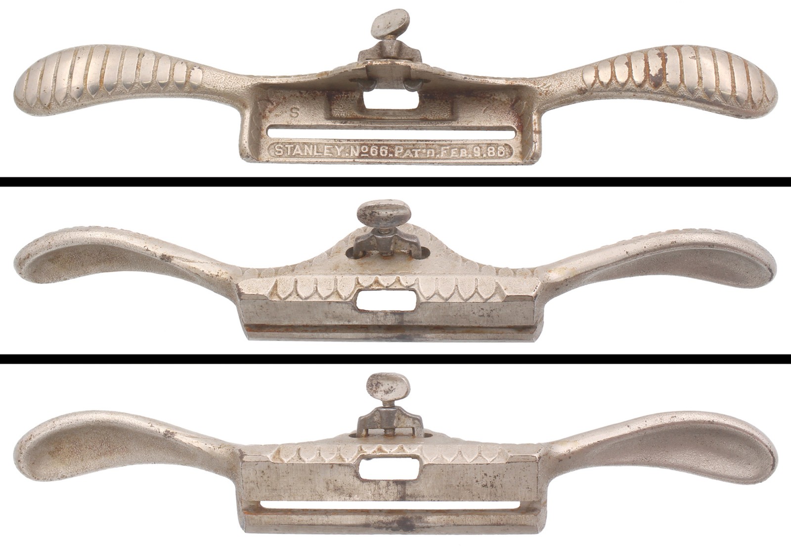Orig. Body for Stanley No. 66 Beader- 95% NIckel -Instant Upgrade - mjdtoolparts