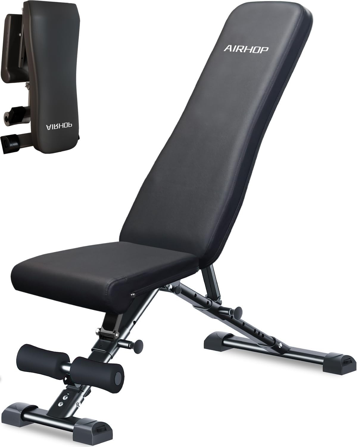 Space-Saving Adjustable Weight Bench - Durable & Lightweight for Home Workouts