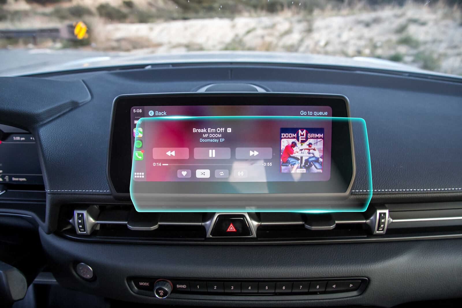 Crystal Clear Screen Protector for 2022 Toyota Super Vehicle Navigation