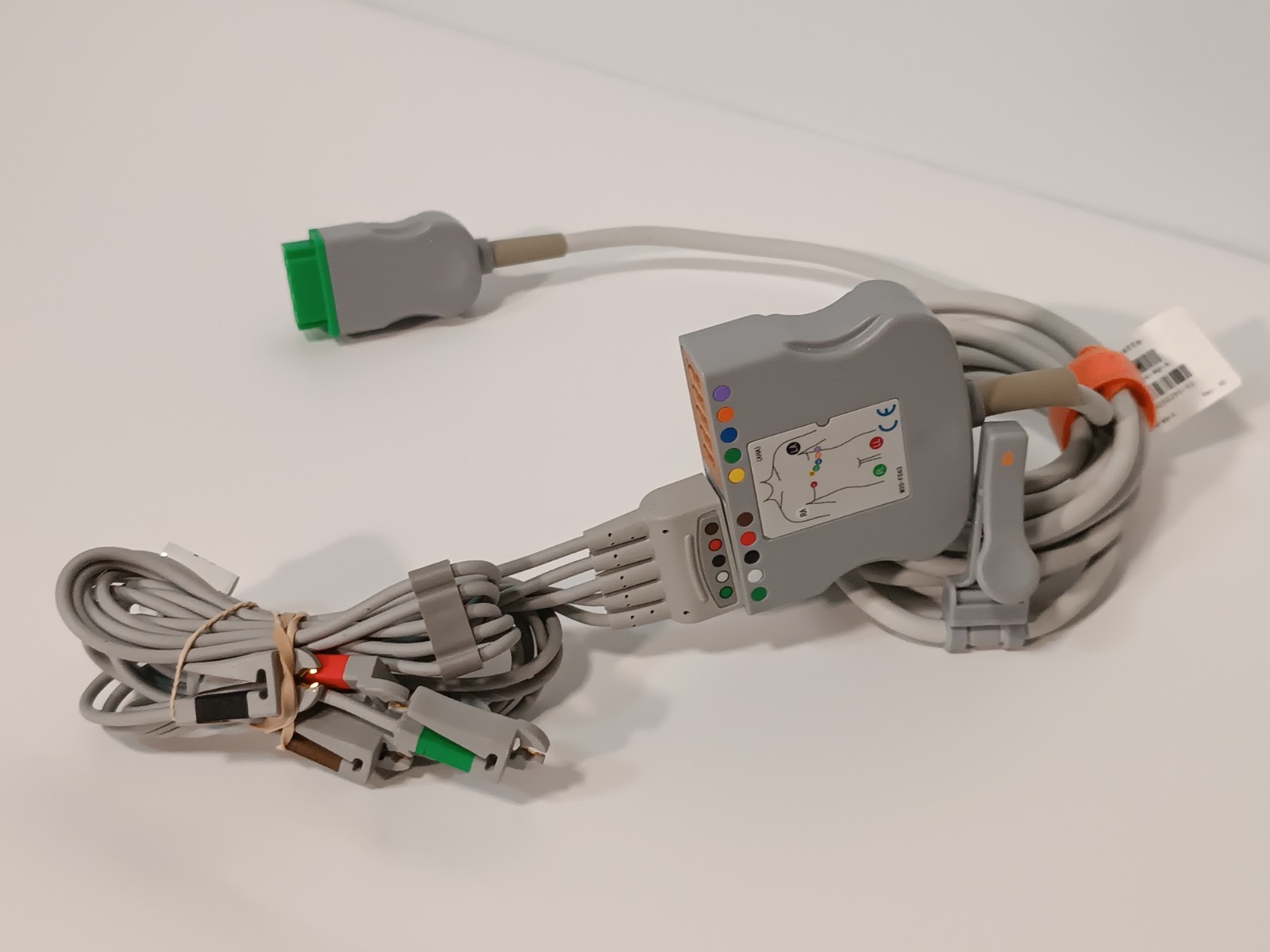 M20-F063 ECG Patient Monitoring Trunk Cable with 10-Lead Twin Pin Connectors