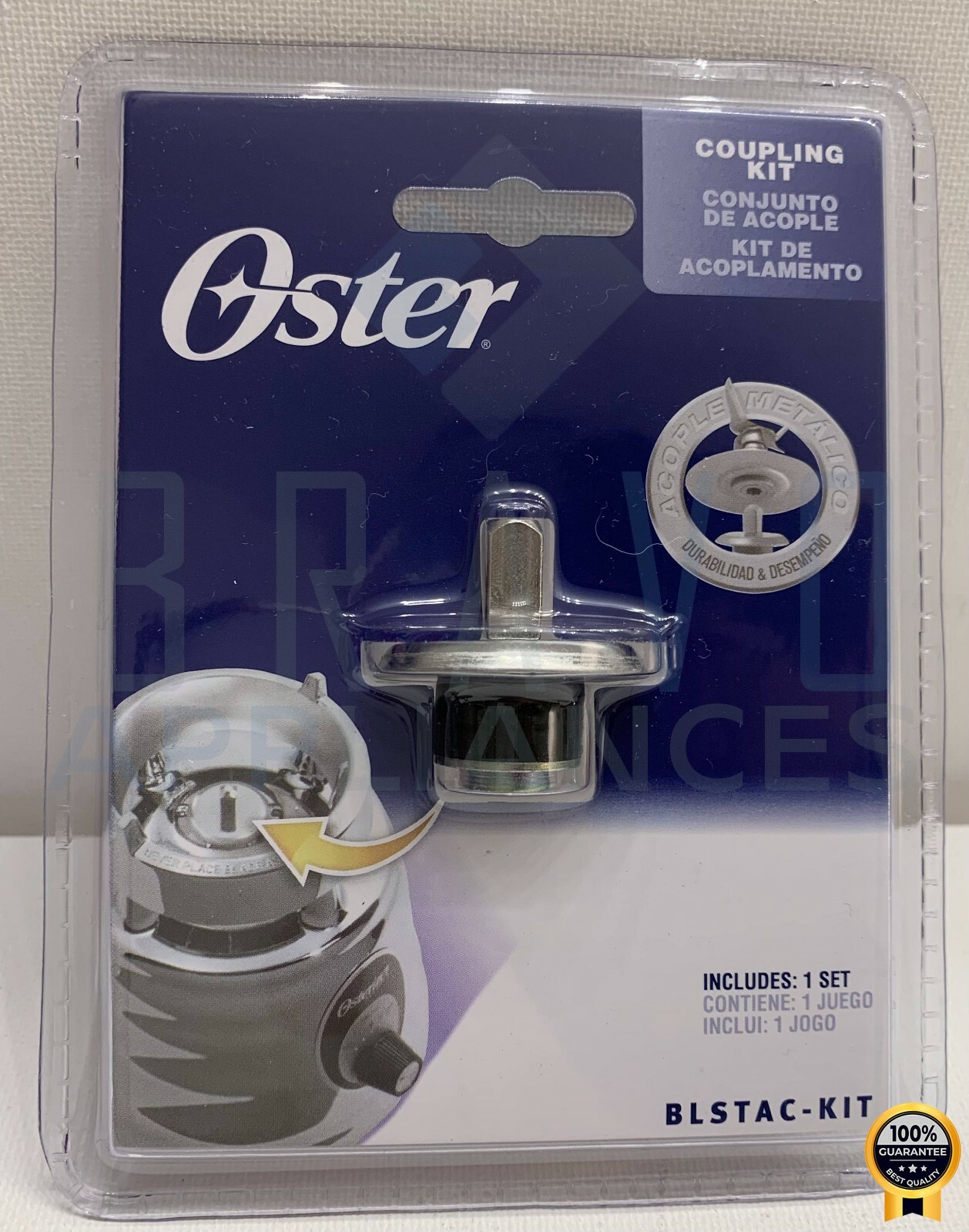 Genuine Oster Coupling, Stud & Slinger Pin BLSTAC-KIT Replacement Part OEM
