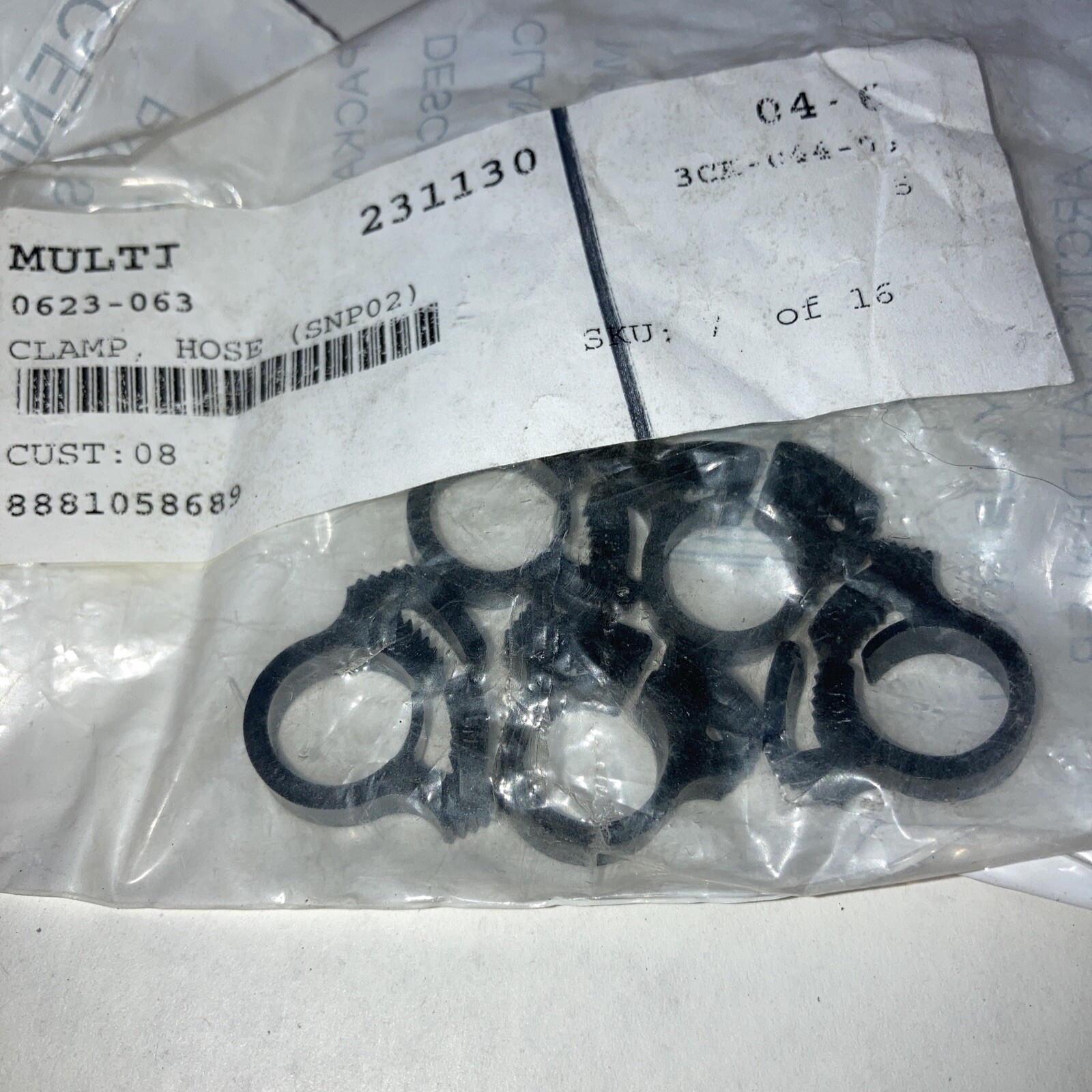 ARCTIC CAT 0623-063 5Qty Hose Clamps  NOS AC6
