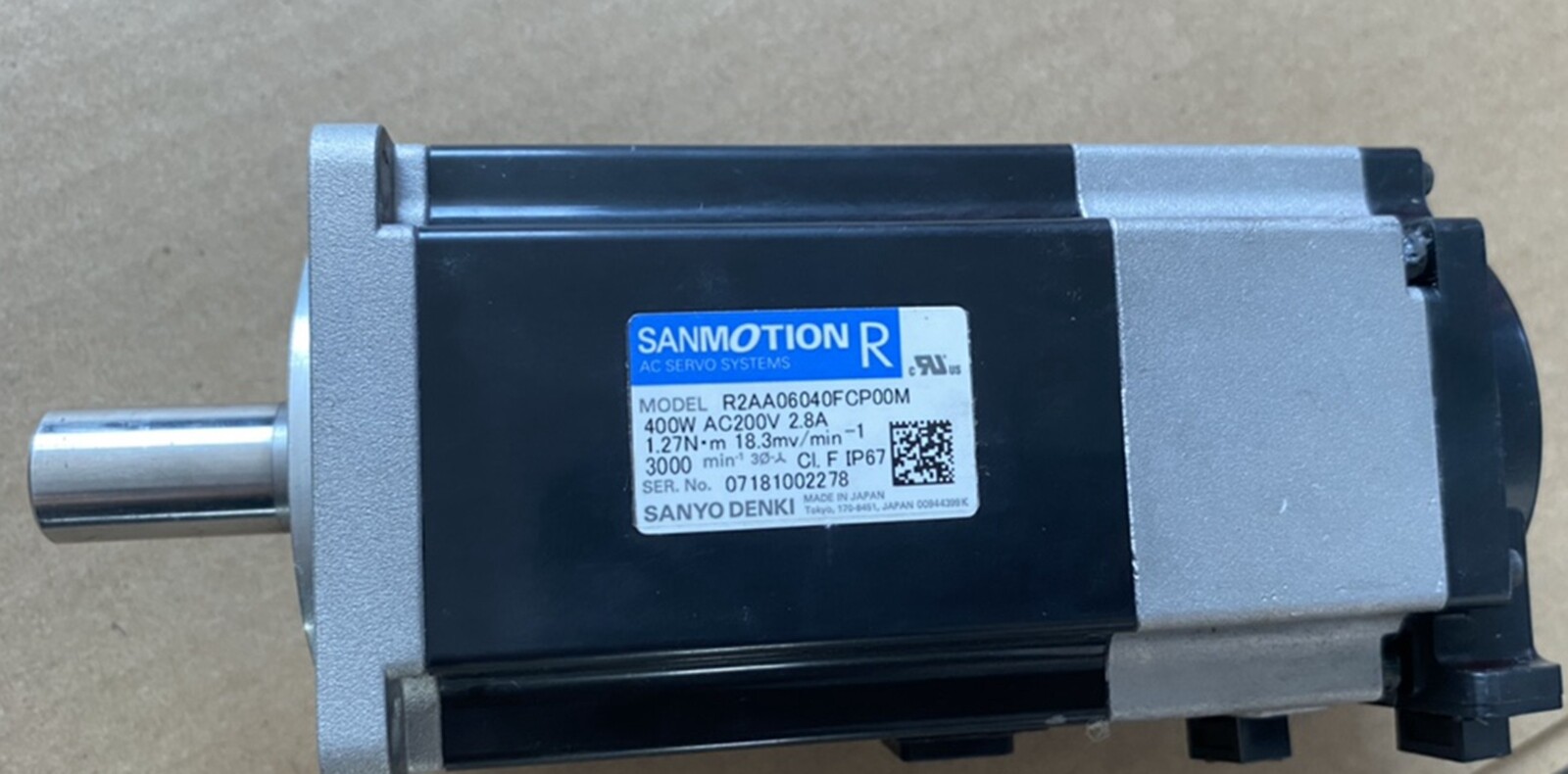 NEW SANYO DENKI R2AA06040FCP00M Servo Motor