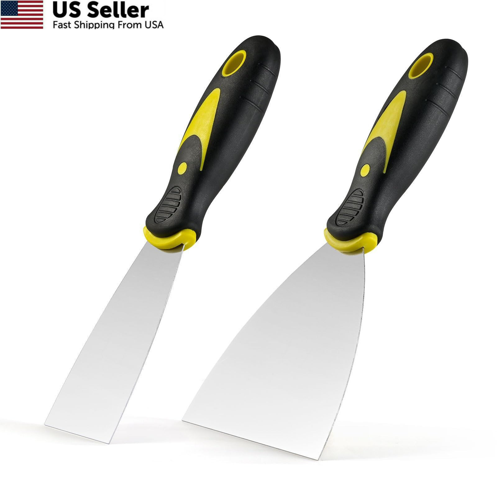 Smafixt Putty Knife Scraper Set, 2" 4" Spackle 2 inches and 4