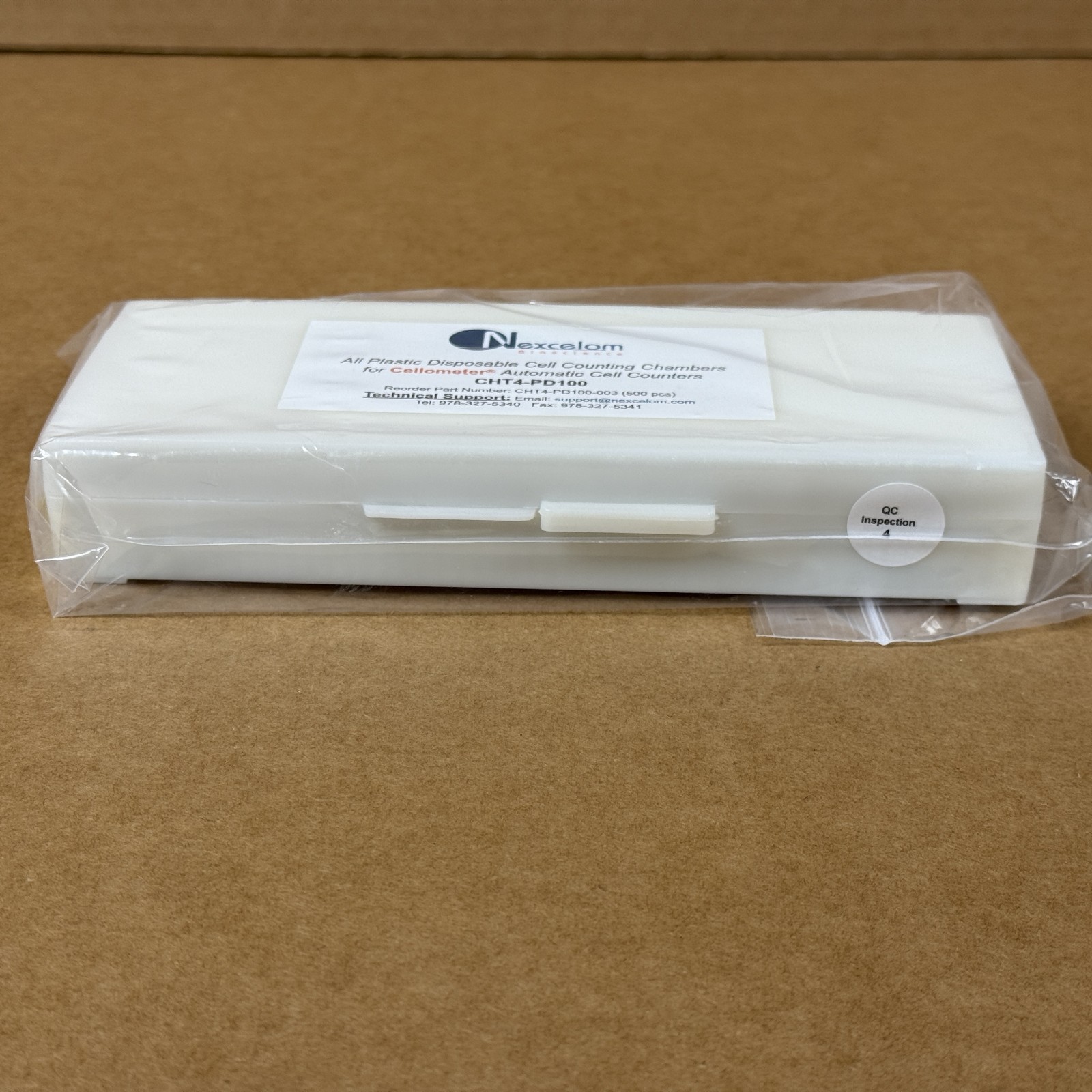 Nexcelom / Revvity CHT4-PD100 Cellometer Slides, 50 Count - Exp: Dec 12 2027