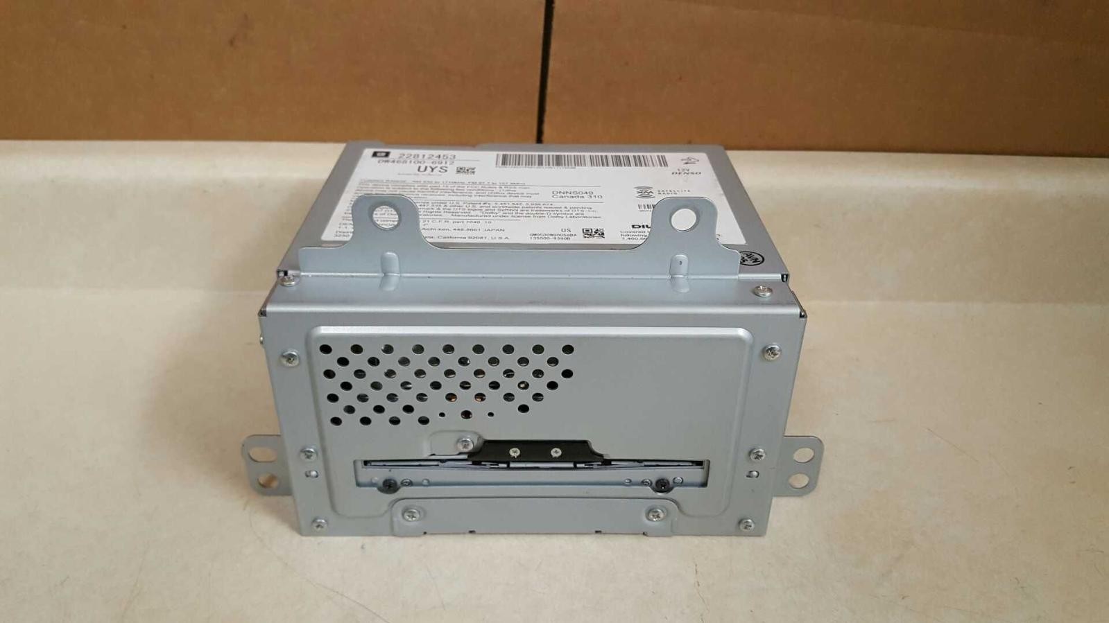 2012 BUICK LACROSSE Receiver AM FM XM CD DVD RDS Nav