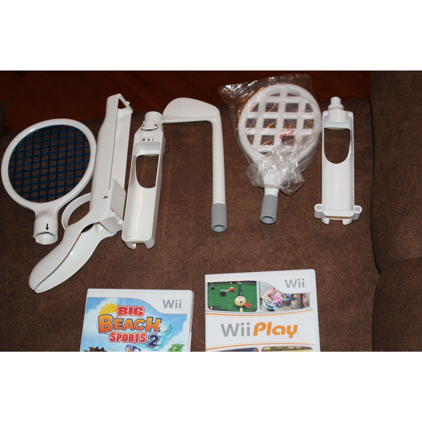 Wii Play Wii Big Beach Sports 2 Nintendo Tennis,Golf Gun Accessories (Pre-Owned)