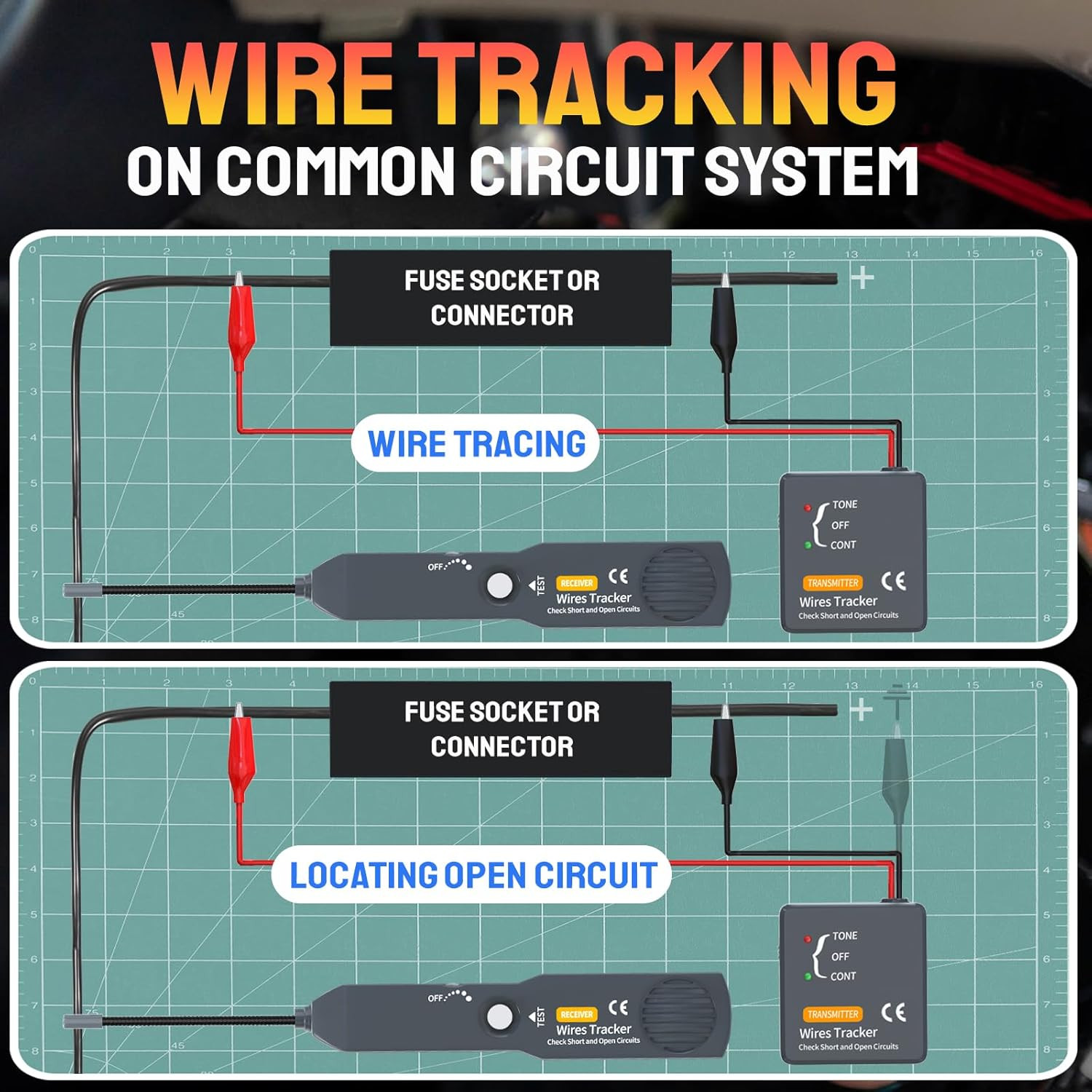 Wire Tracer Electrical,Open&Short Finder Circuit Tester,Circuit Tracer,Wire Test