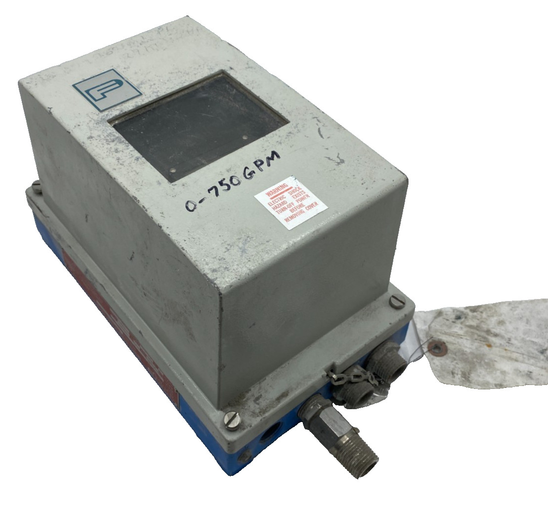FISCHER & PORTER 10D14 75DM15PL29KW12KA MAGNETIC FLOWMETER SIGNAL CONVERTER
