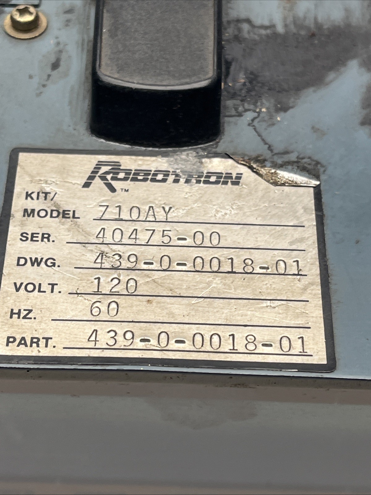 Robotron WS-20 Weldscope 120V, 60Hz 710AY