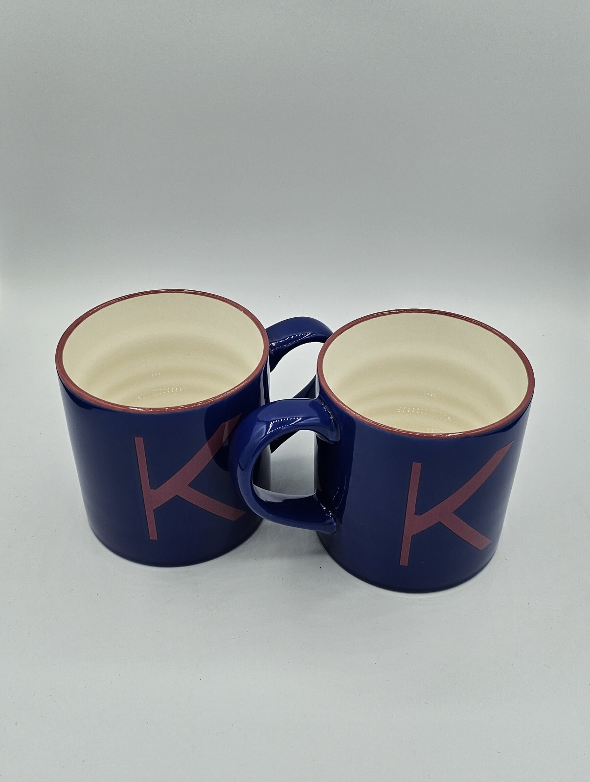 Opalhouse Stoneware K Mug - Blue Monogrammed K *New