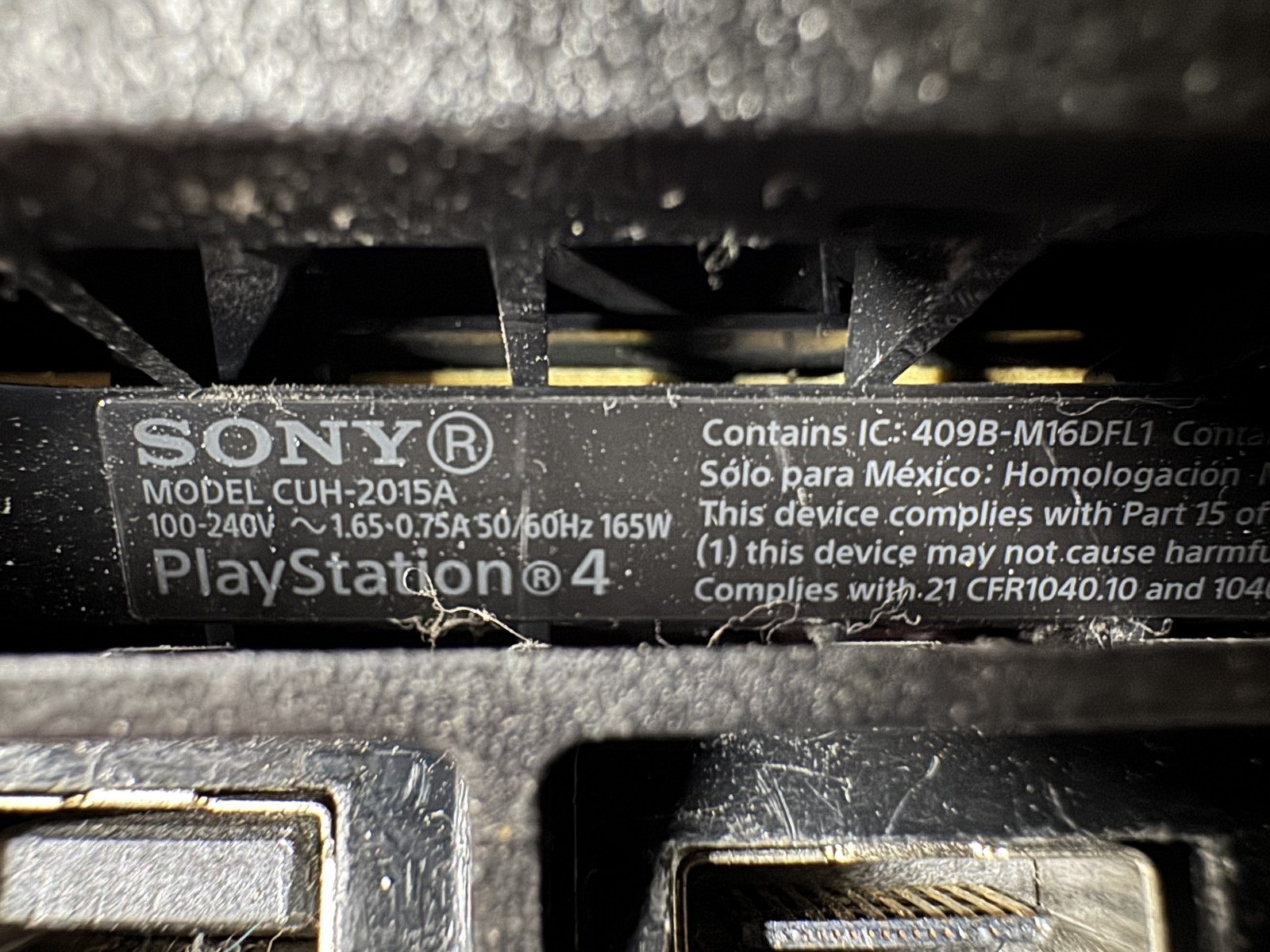 PS4 Model CUH-2015A Console W/ Power Cord