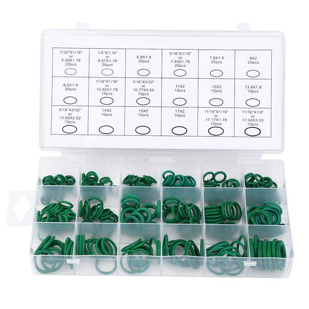 270 Pieces Rubber O Rings, Gasket Repair Box Nitrile Rubber Ring for Pipe Hose...