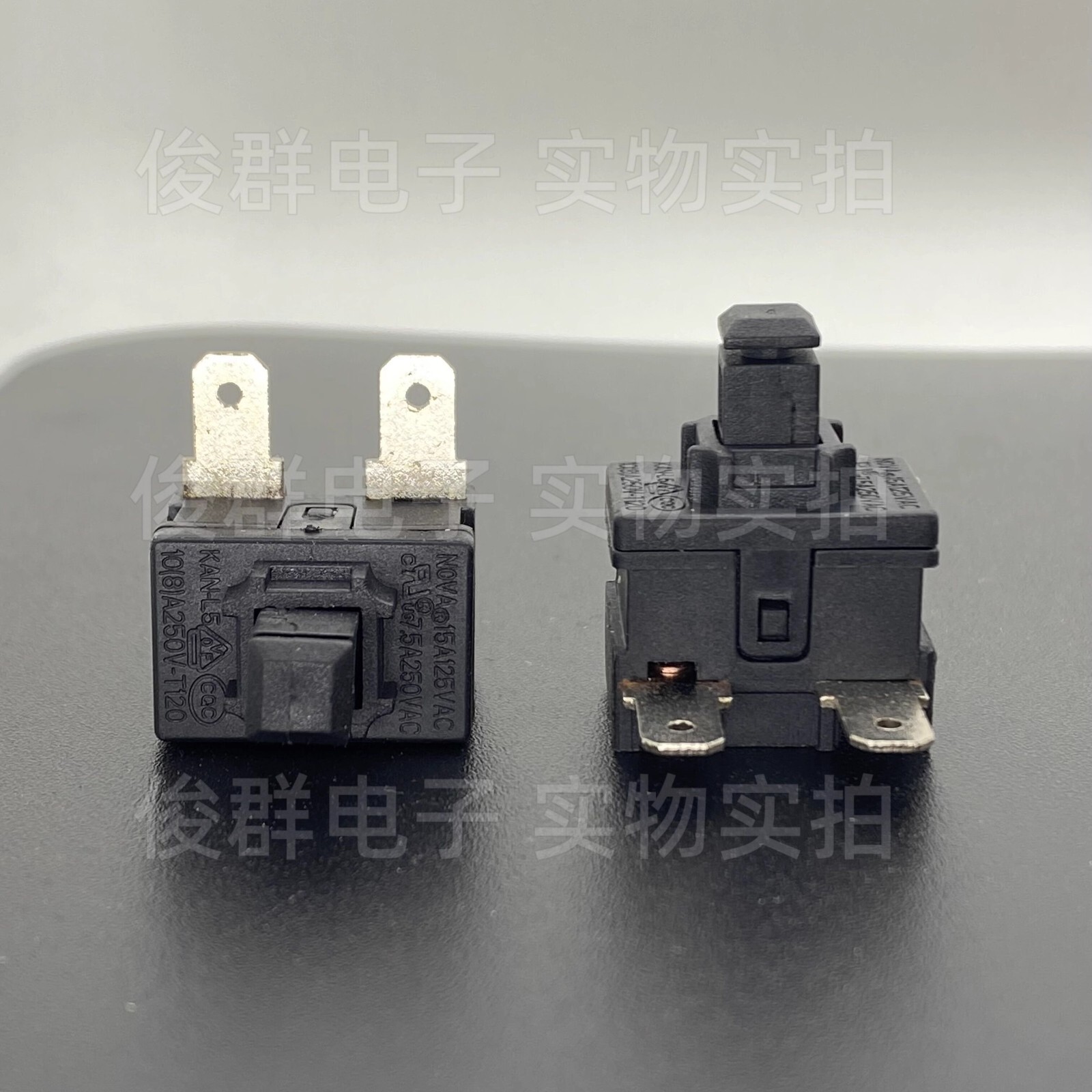 1PCS NOVA KAN-L5 Self-resetting Push Button Reset Switch 10A 250VAC 2 Pin
