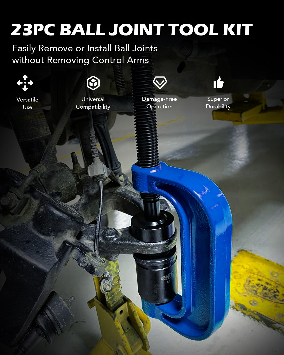 OMT Ball Joint Press Kit 23pc Ball Joint Removal Tool Kit Auto Service Tools
