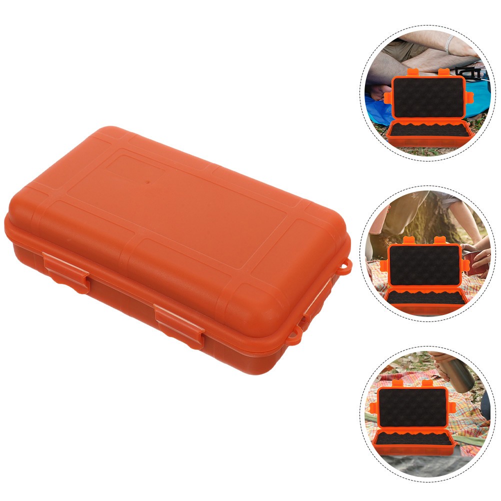 Survival Storage Container Box for Outdoor Device Organizer Tools