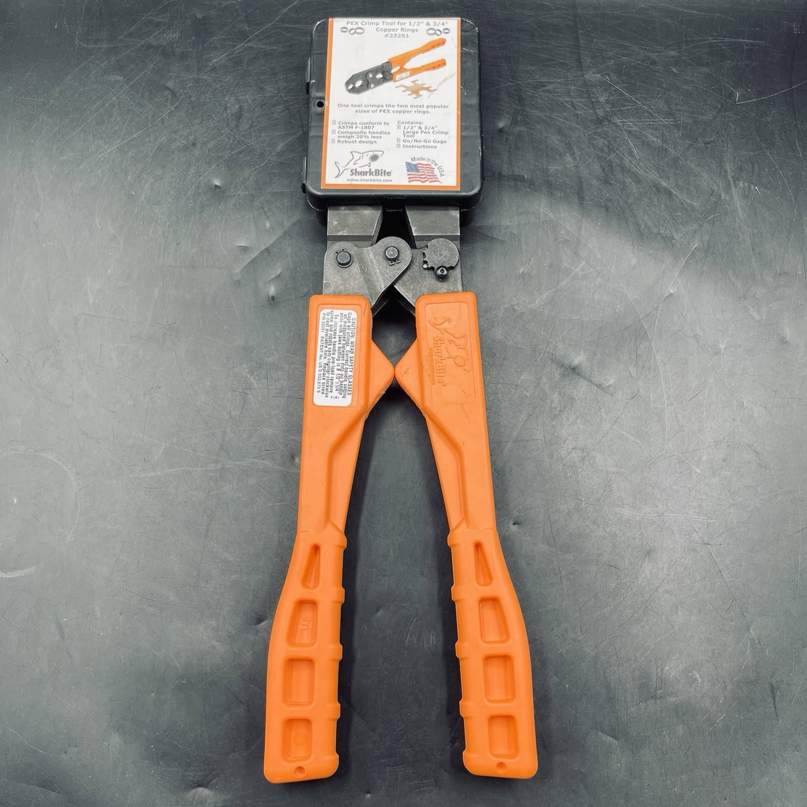 SHARKBITE PEX CRIMP TOOL FOR 1/2 in. & 3/4 in. COPPER CRIMP RINGS