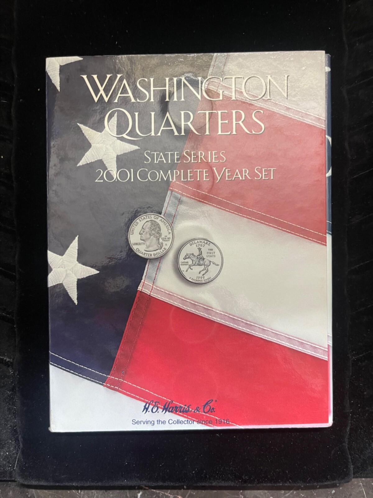 2001 Washington Quarter Set in H.E. Harris Album-Uncirculated