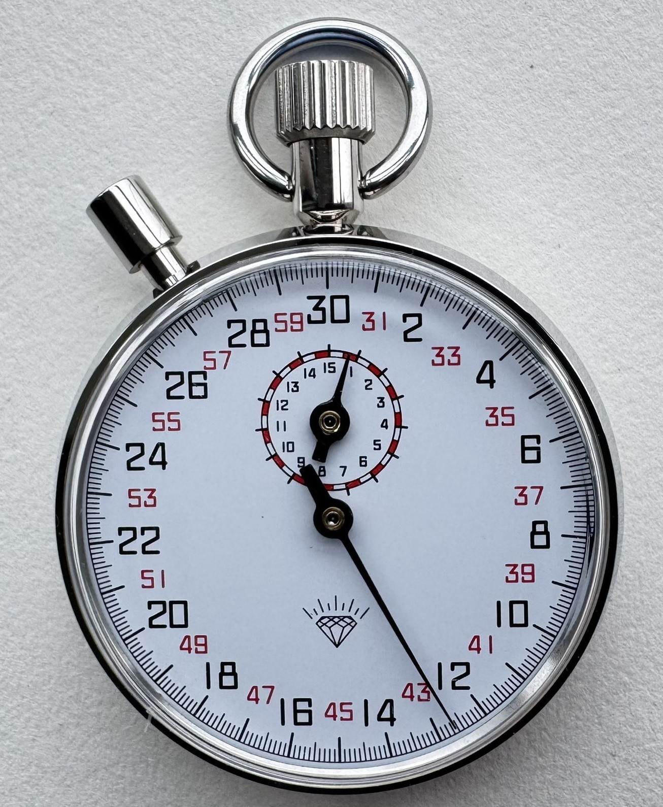 Diamond Brand Manual Mechanical Stopwatch Manual Winding Sports Timing 30″