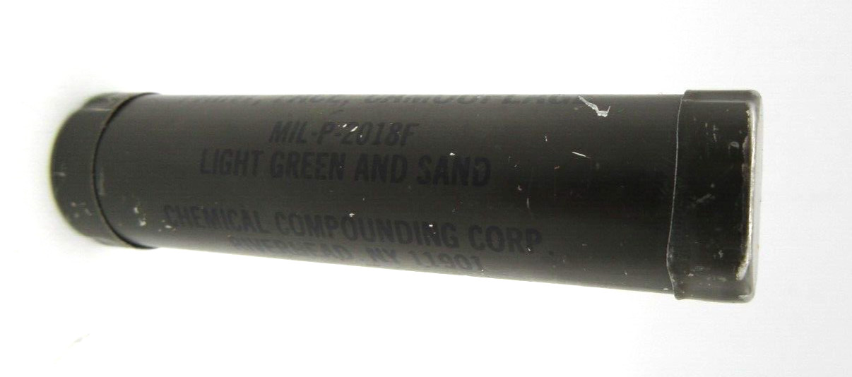 US Military Surplus Camouflage Face Paint Stick Light Green and Sand Color
