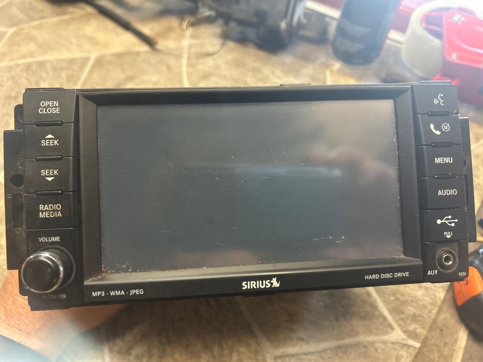 08 CARAVAN LIBERTY TOWN COUNTRY 08-09 WRANGLER AM FM DVD RADIO REAR VIEW CAMERA