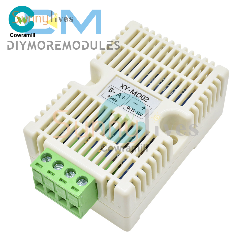 Temperature Humidity Transmitter Modbus SHT20 Sensor DC 5-30V RS485 Interface US