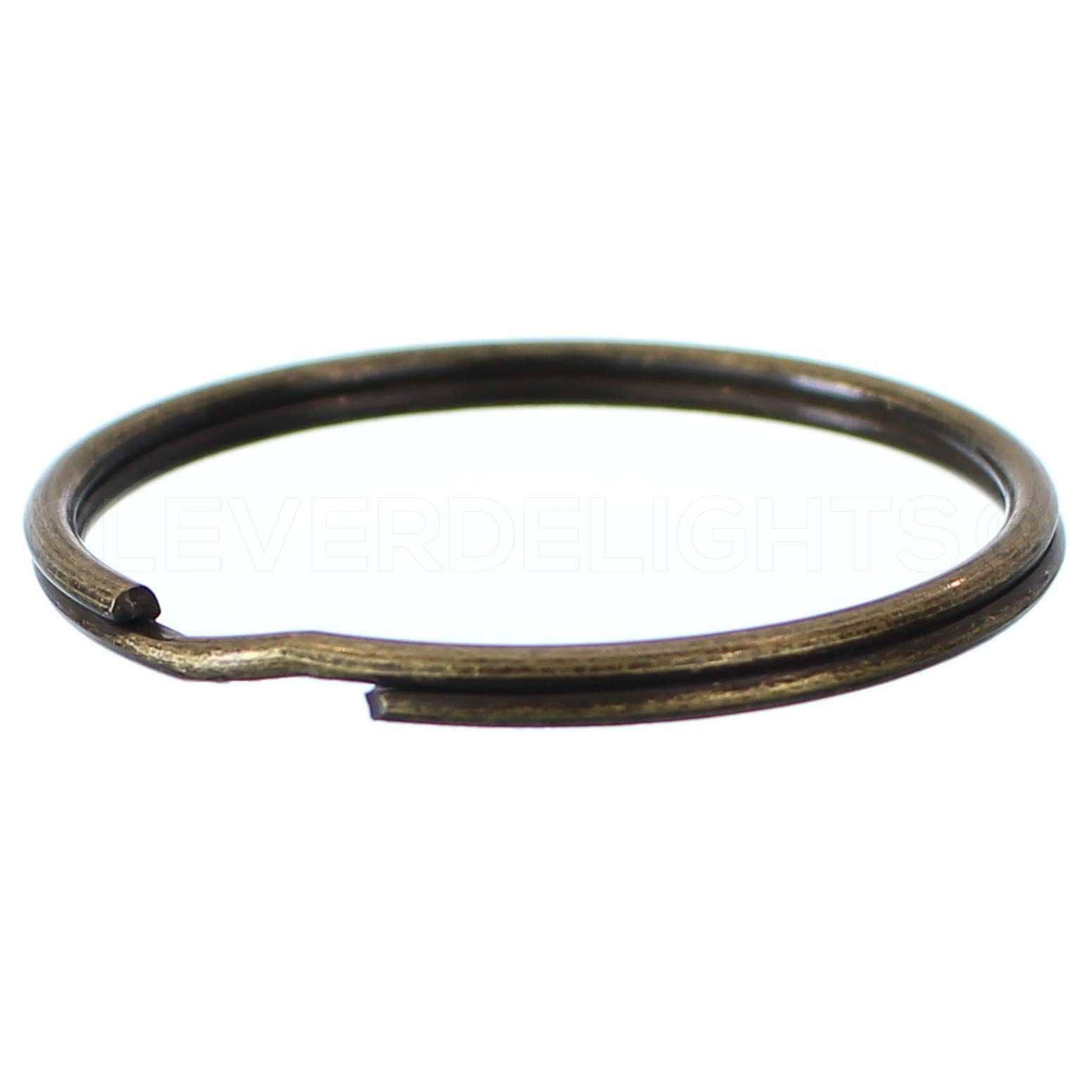 10 PCS 2 Inch Key Rings Antique Bronze Large Split Hoop Metal Keychain Craft