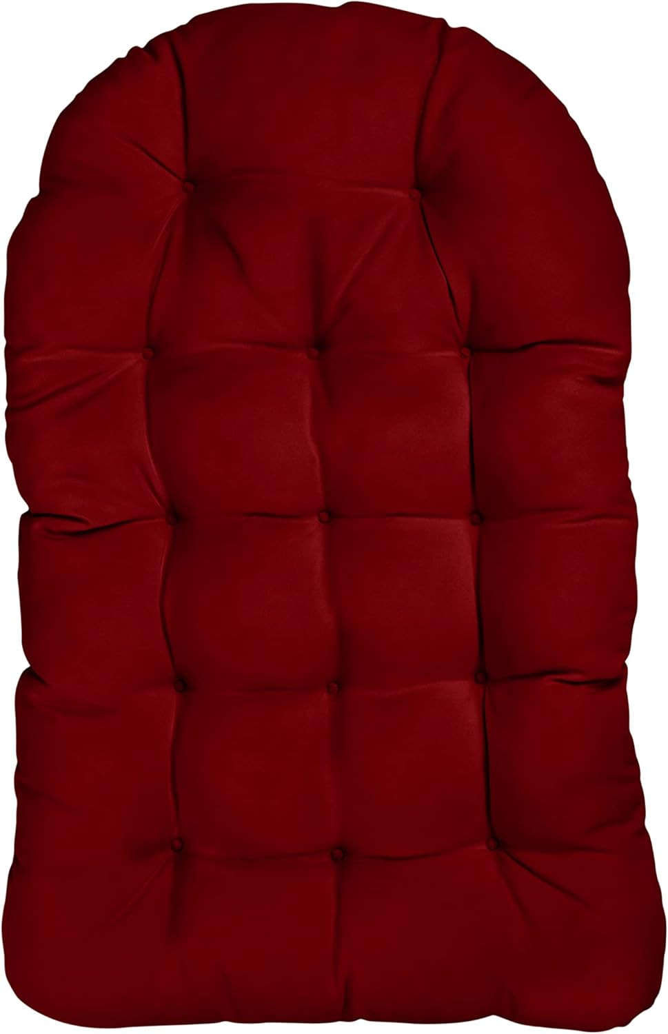 Egg Chair Cushion, 1 Count (Pack of 1), Crimson