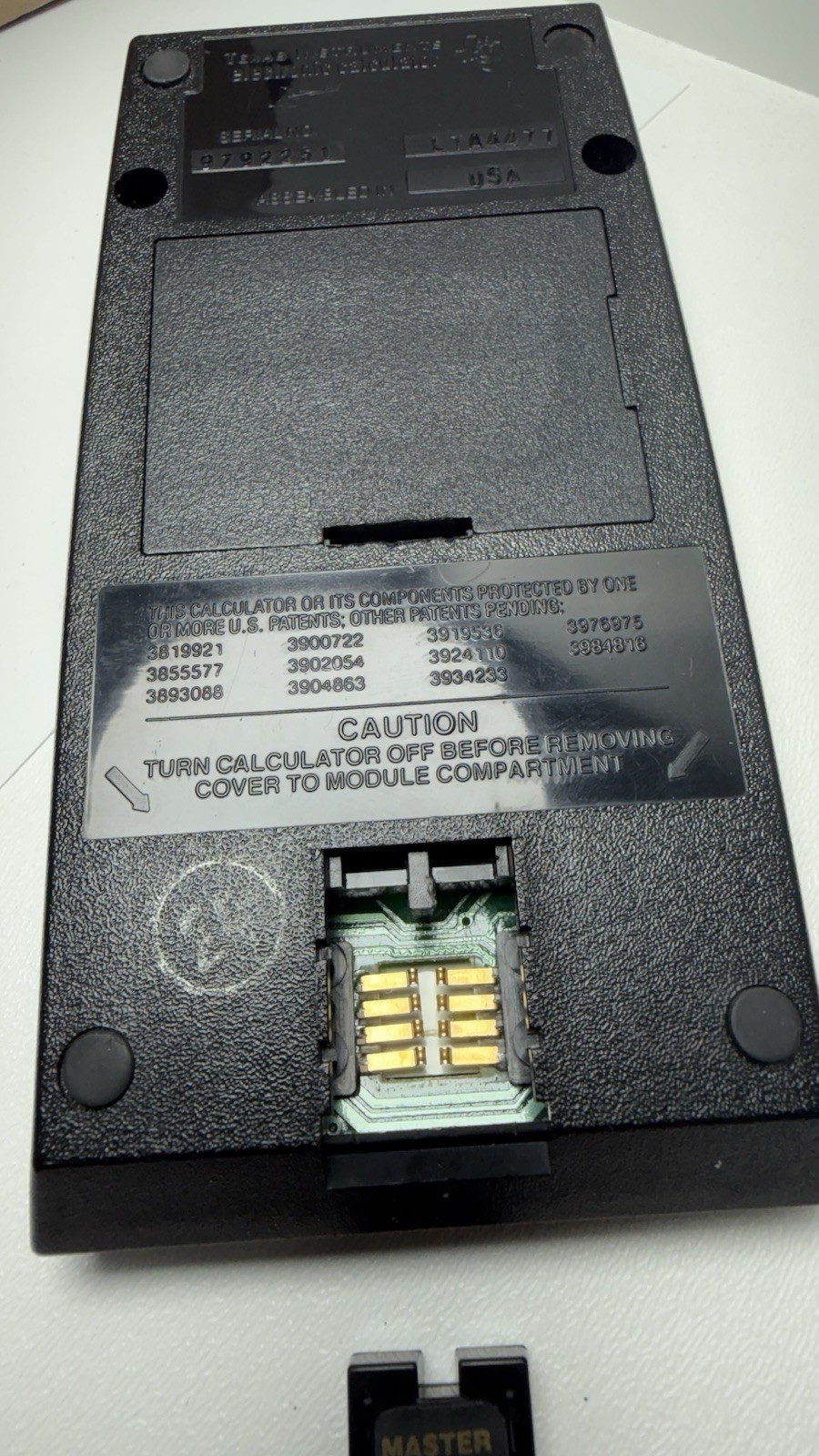 Texas Instruments TI-59 Programmable Calculator Applied Statistics Module Par