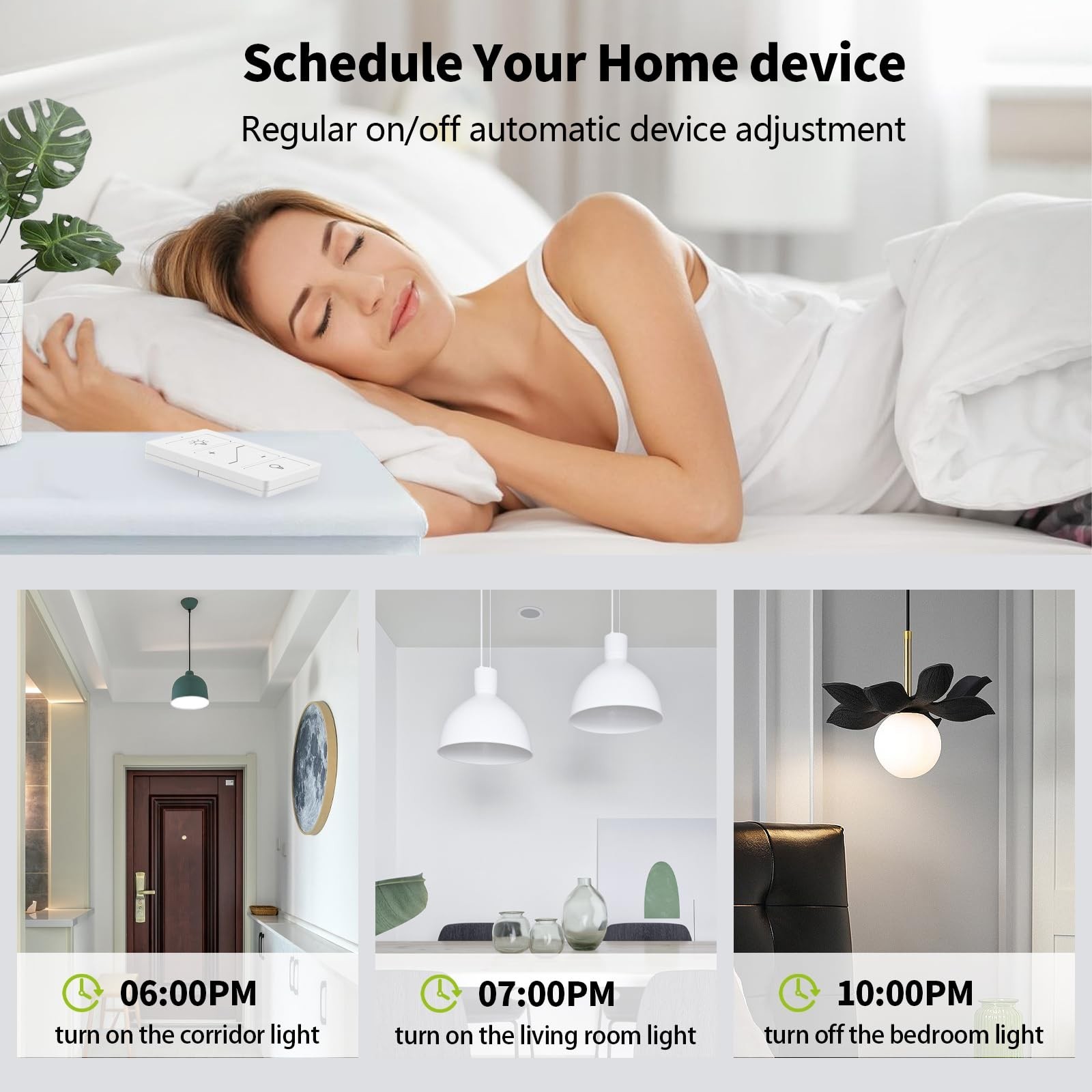 Humpptom Remote, Wireless Remote Control for Dimmer Switch, Wireless 3-Way by...