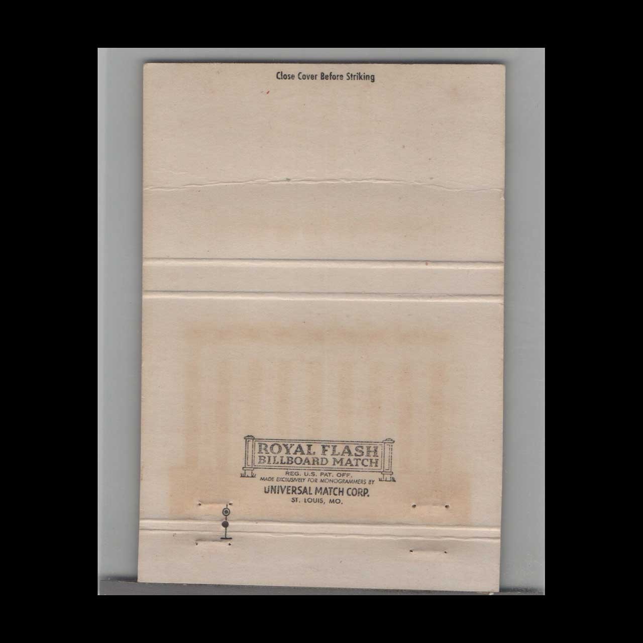 Matchbook Cover Restaurant Pine Point