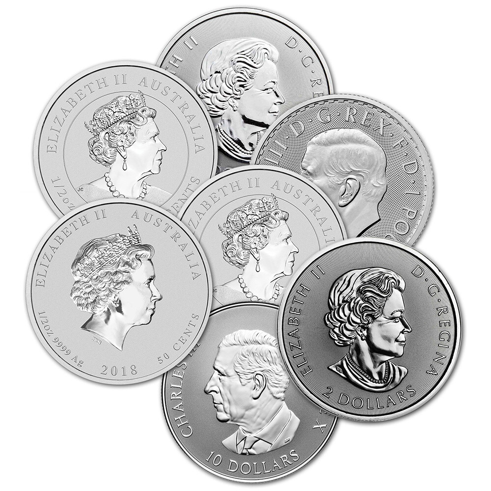 1/2 oz Silver Coin - Random Sovereign Mint - Secondary Market
