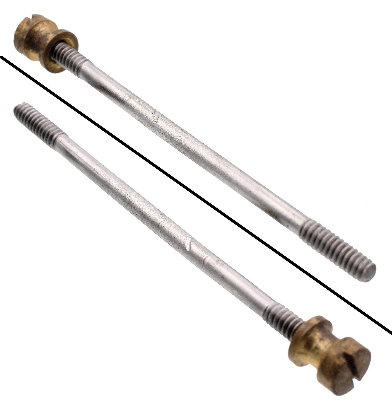 Orig. Brass Nut & Threaded Rod to Secure Handle for No. 8 Plane - mjdtoolparts