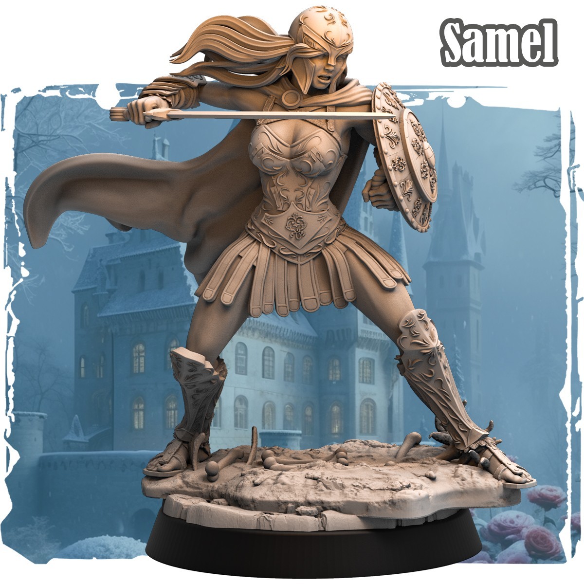 Dungeons & Dragons Playable Character Female Human Samel - Warrior, Barbarian