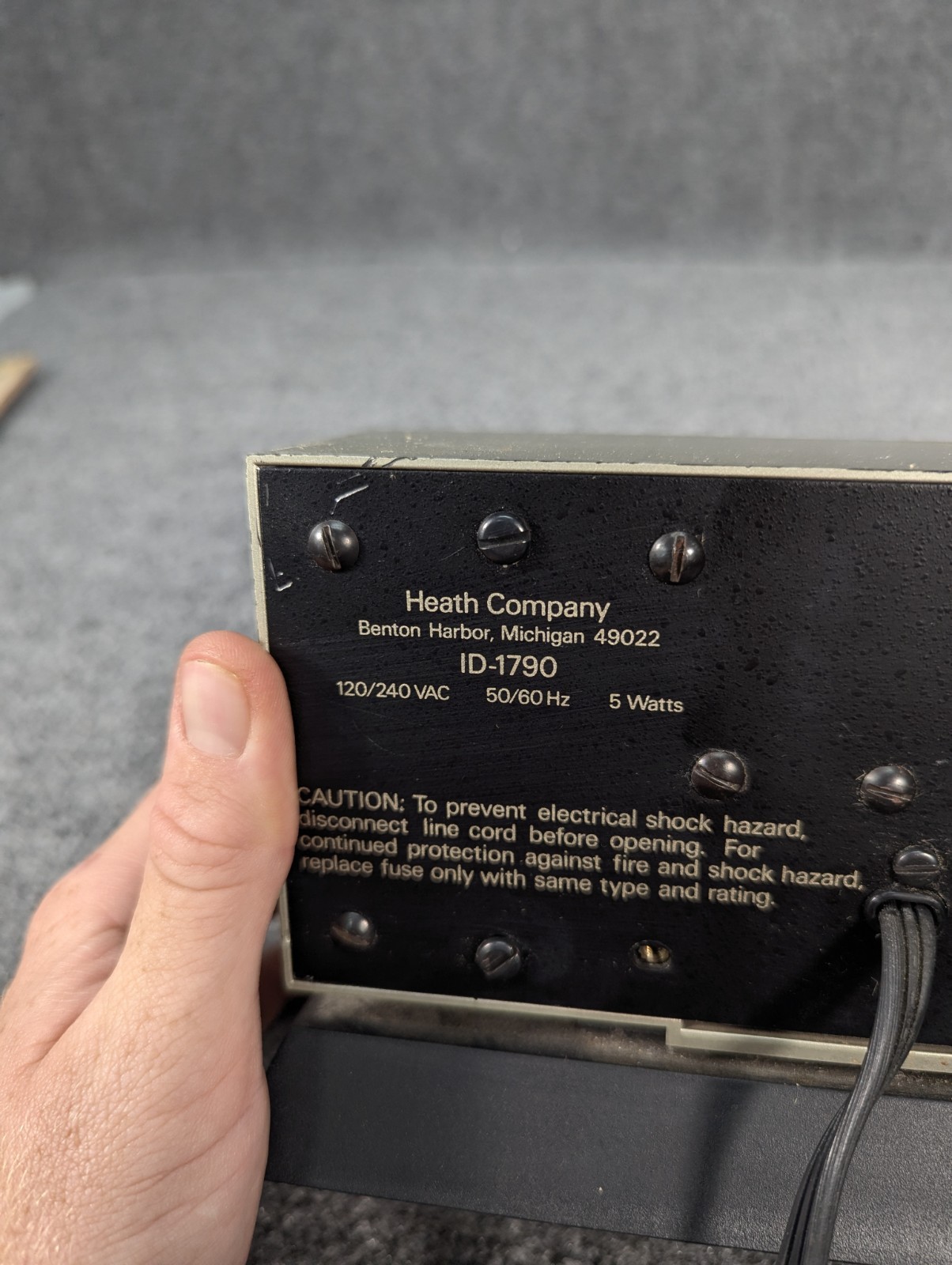 Vintage Heathkit Digital Rain Gauge ID-1790