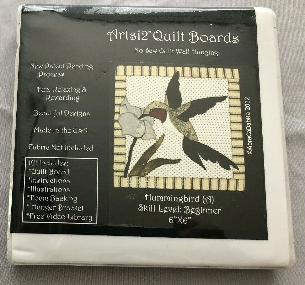 Artsi2 Quilt Boards Humming Bird 6X6" - Beginner