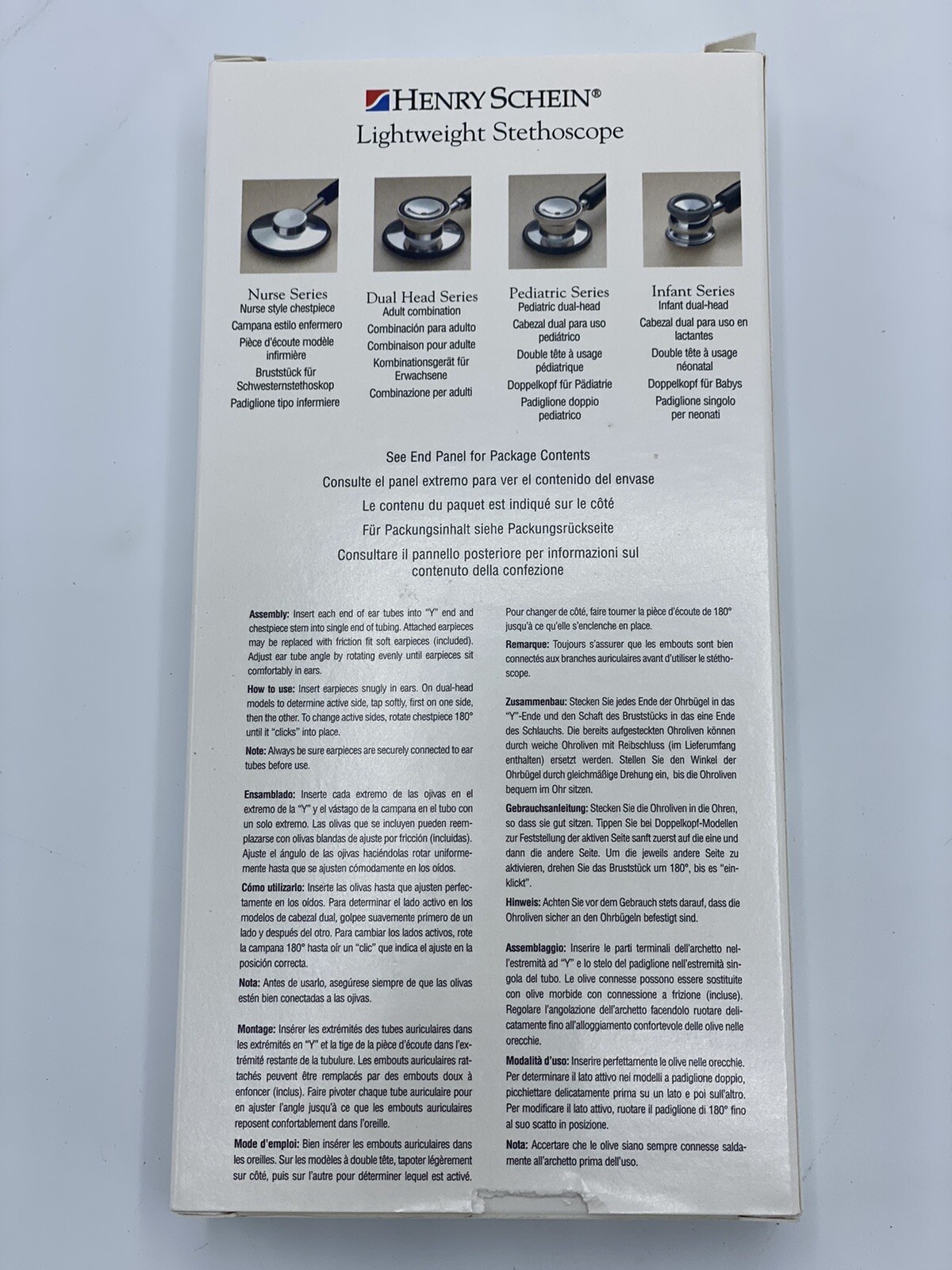 Essentials Lightweight stethoscope Henry Schein lightweight