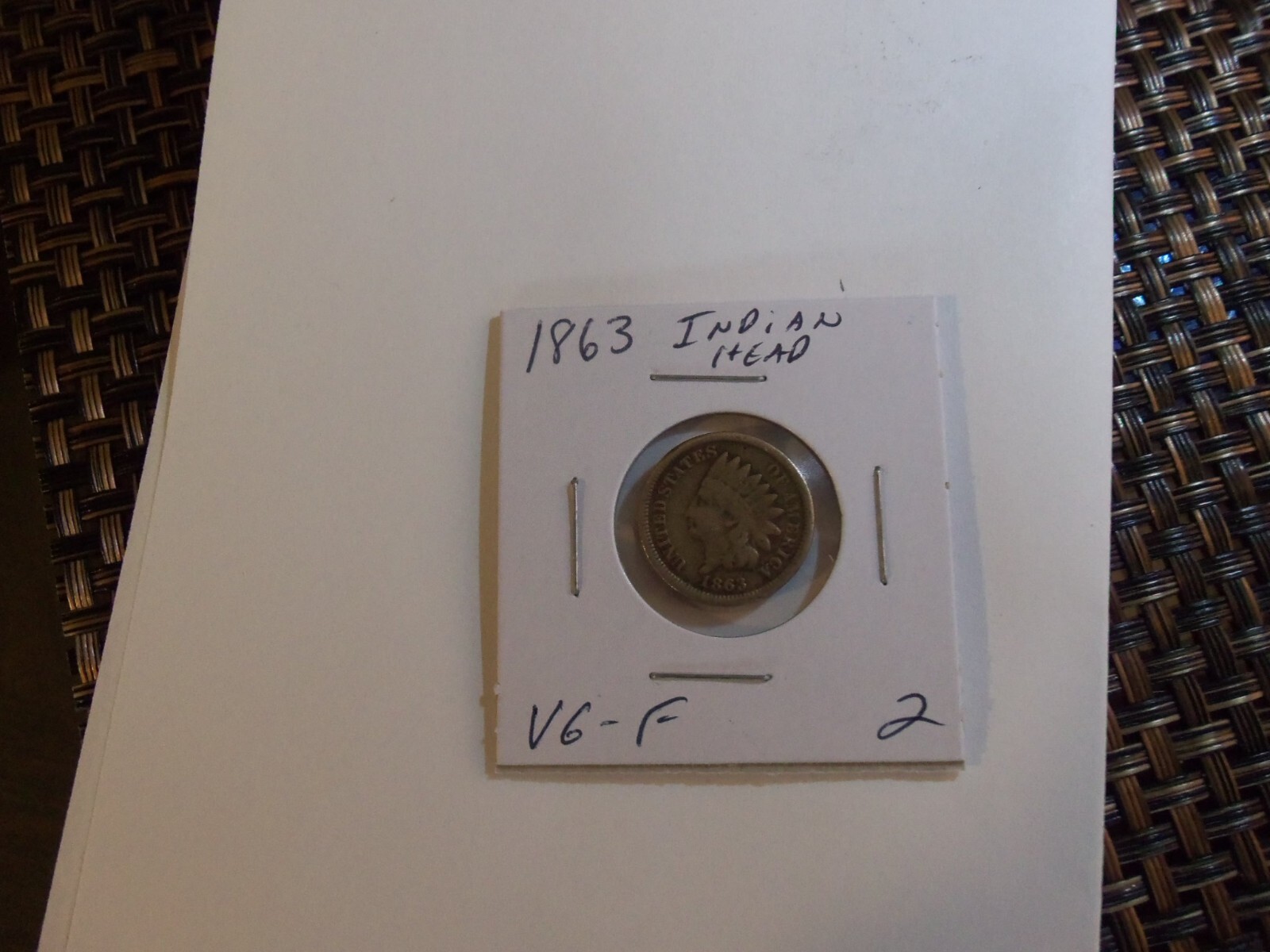 NICE KEY DATE 1863 INDIAN HEAD PENNY