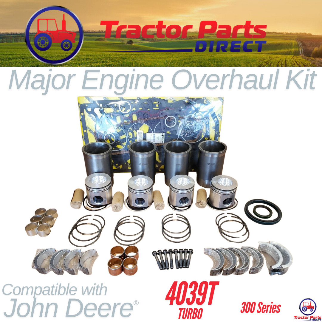 MAJOR ENGINE OVERHAUL KIT comp w John Deere® 4039T TURBO 300 SERIES 5500 6200