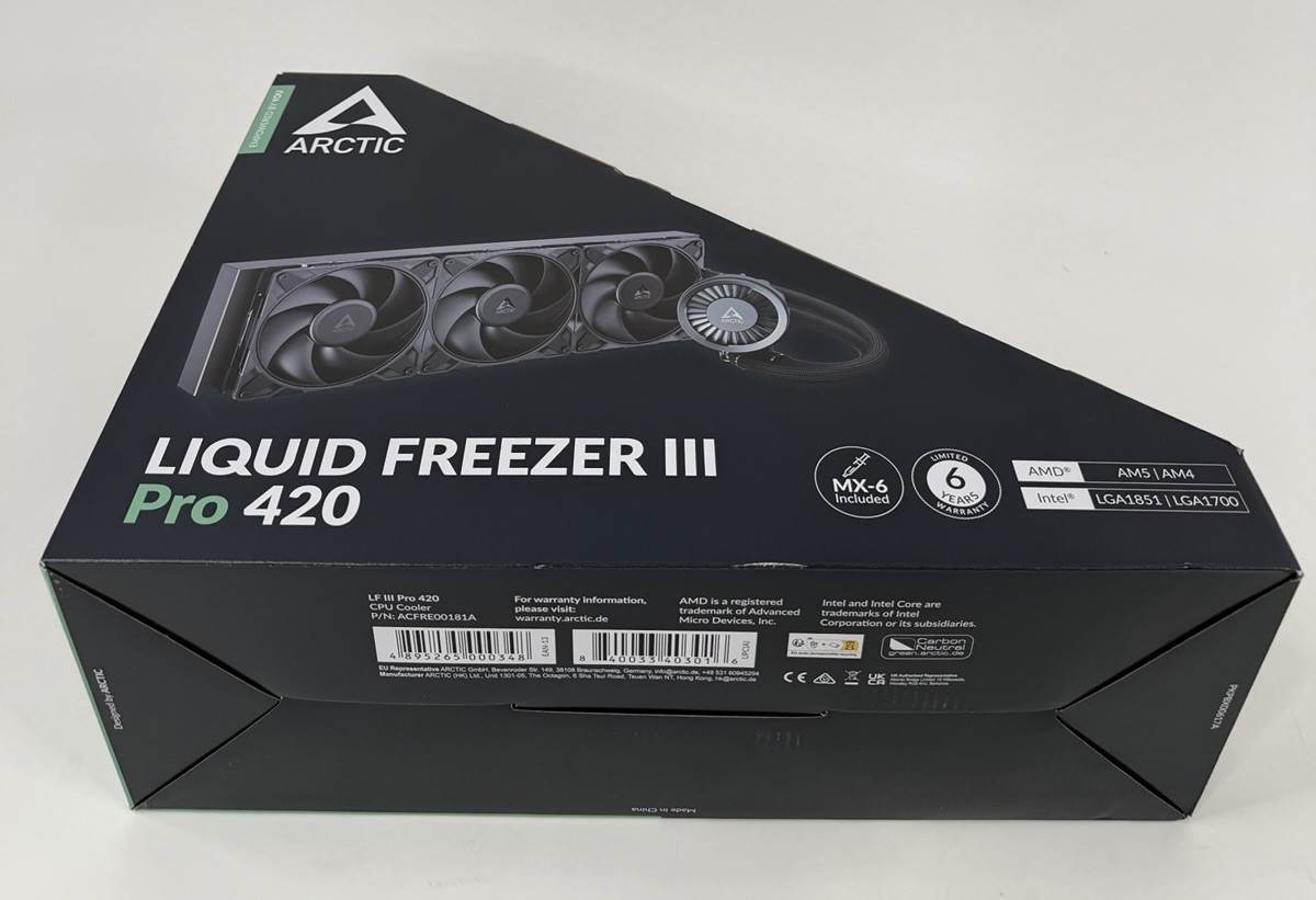 ARCTIC Liquid Freezer III Pro 420 black PC Water Cooler AIO Computer Cooling