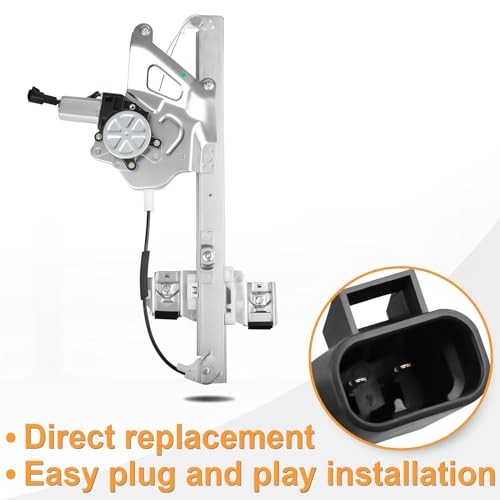 Front Driver Side Power Window Regulator with Motor Replacement for 2000 2001