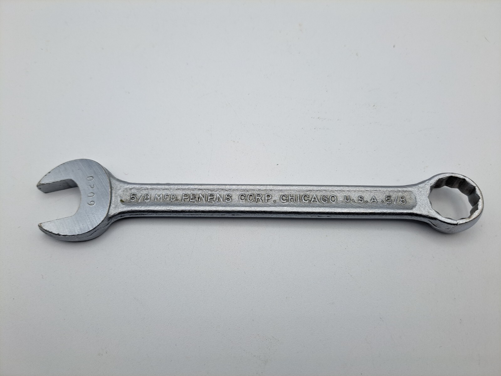 Vintage Penens Corp No. 6020 5/8 Combination Wrench - Chicago USA