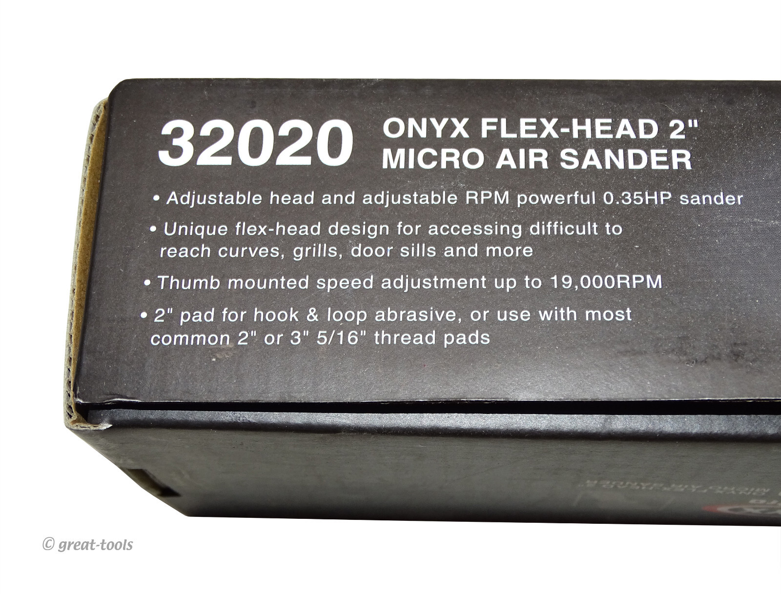 ONXY FLEX-HEAD 2” AIR SANDER – astro pneumatic tools – micro – mini sander